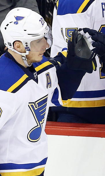 Blues seek sixth straight win -- but without Steen